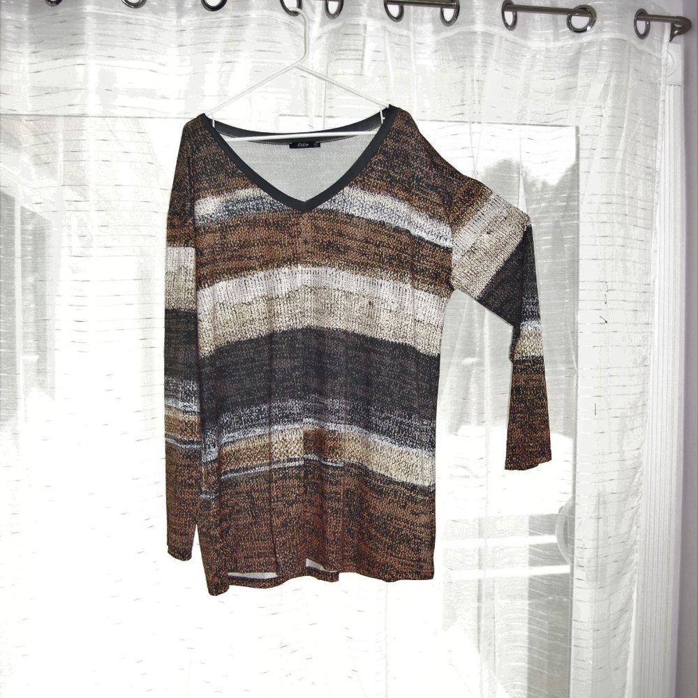 BLACK AND TAN TUNIC